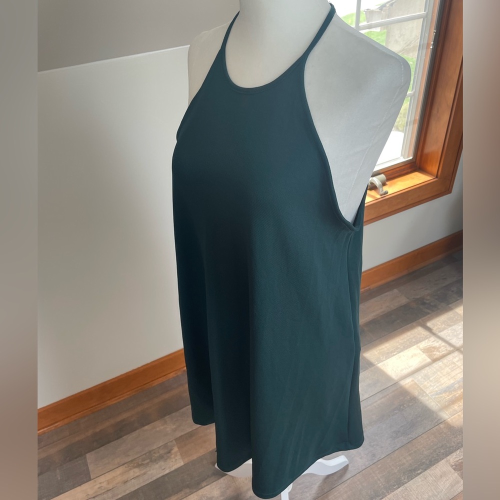 Zara Dark Green Sleeveless Dress